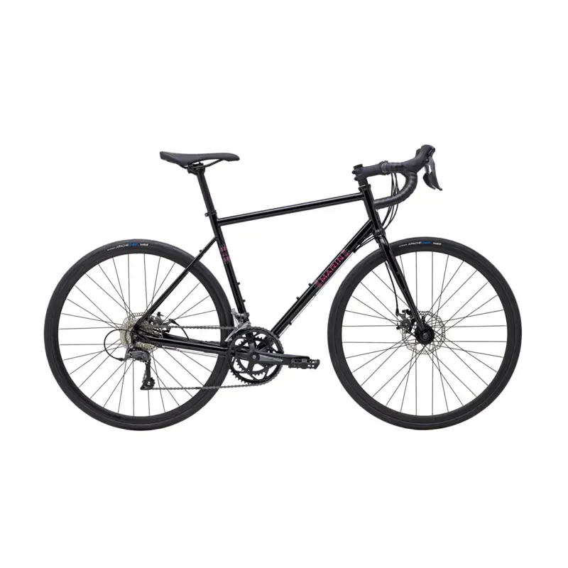 Marin Nicasio Gravel Bike in Gloss Black/Pink