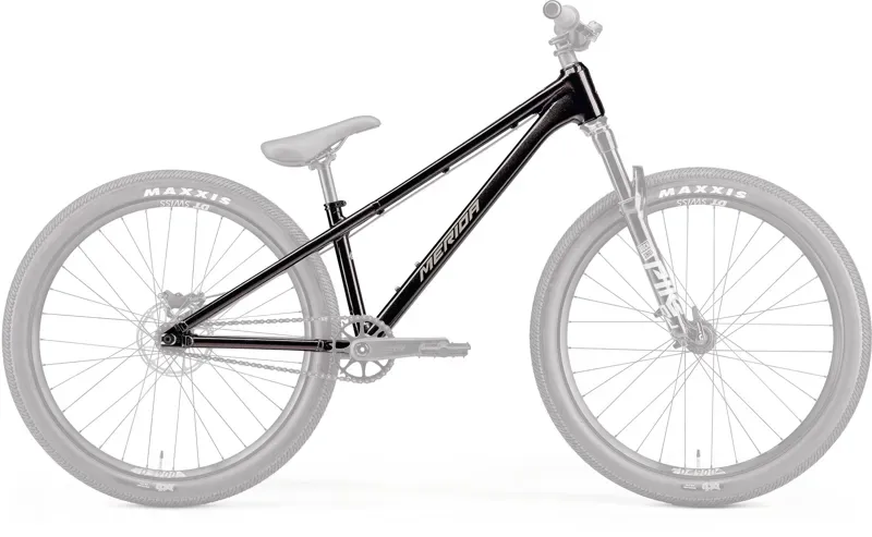 Merida Dirt 700 Frameset in Metallic Black/Smoked Silver