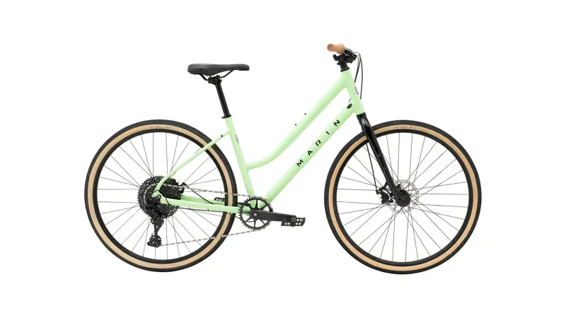 Marin Kentfield 2 ST Hybrid Bike in Green