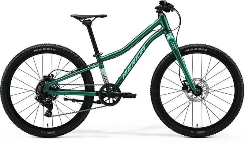 Merida Matts J.24+ Kids Bike in Evergreen Turquoise/Black