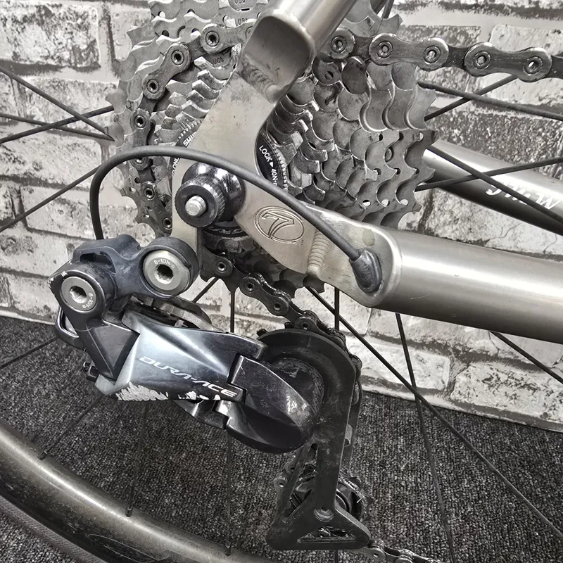 SEVEN AXIOM SL TITANIUM ROAD BIKE / DURA-ACE DI2 - MEDIUM FRAME-5