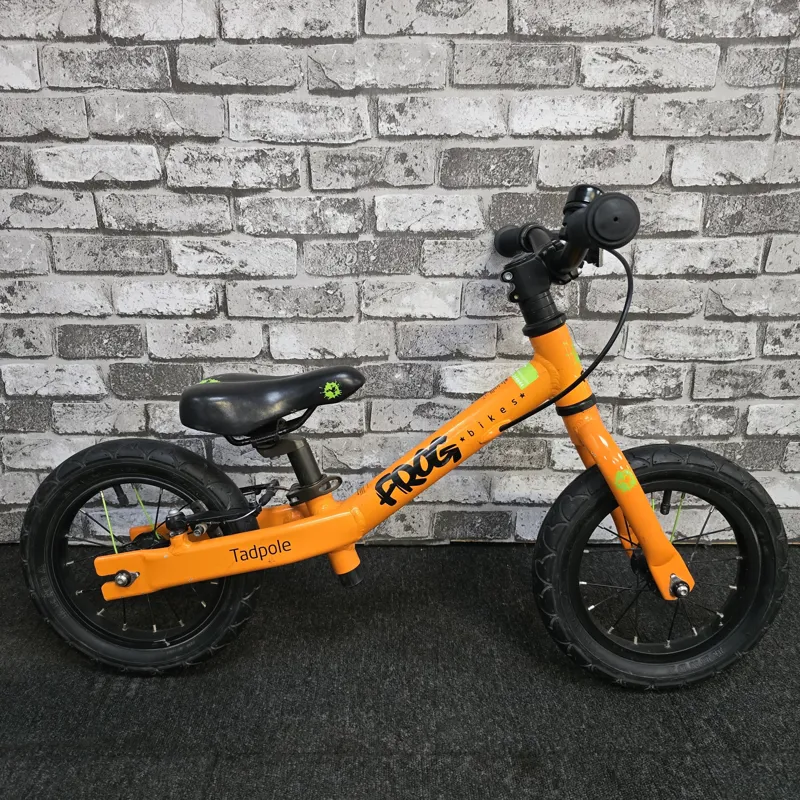 ORANGE FROG TADPOLE BALANCE BIKE - 12 INCH WHEELS-5