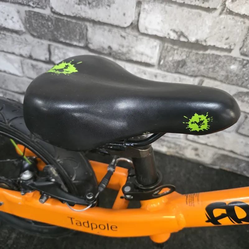 ORANGE FROG TADPOLE BALANCE BIKE - 12 INCH WHEELS-4