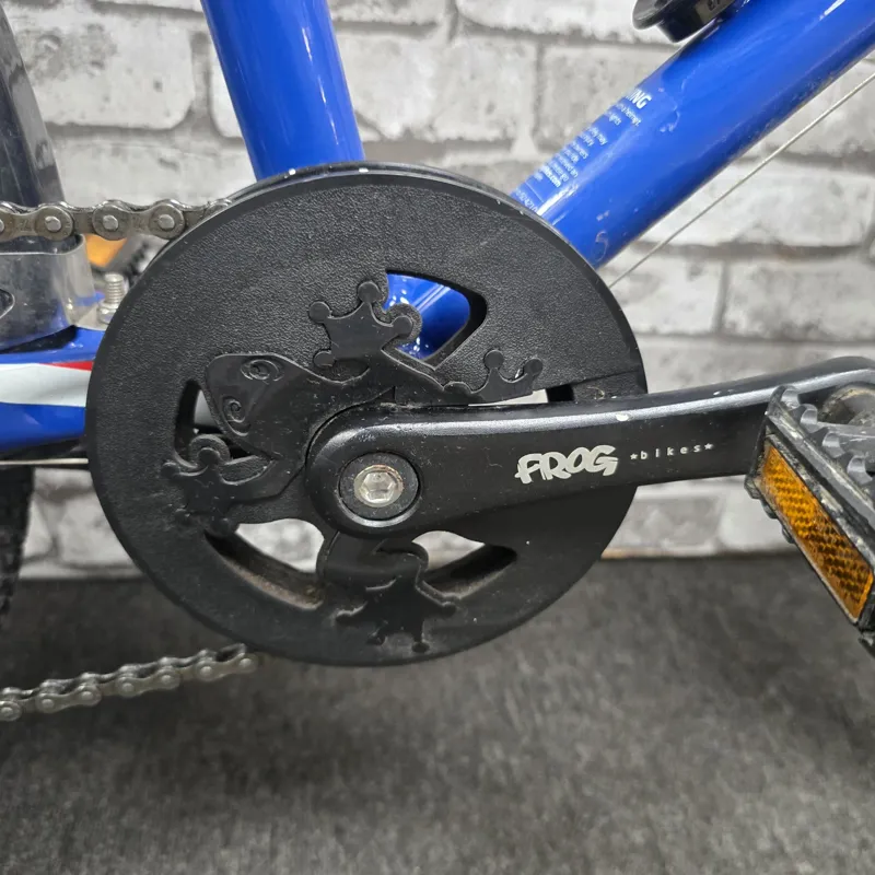 BLUE UNION JACK FROG 62 CHILDREN'S HYBRID BIKE - 24 INCH WHEELS-4