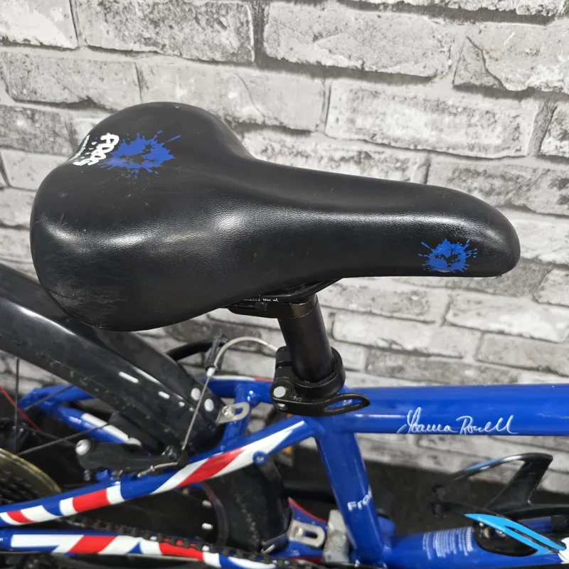 BLUE UNION JACK FROG 62 CHILDREN'S HYBRID BIKE - 24 INCH WHEELS-6