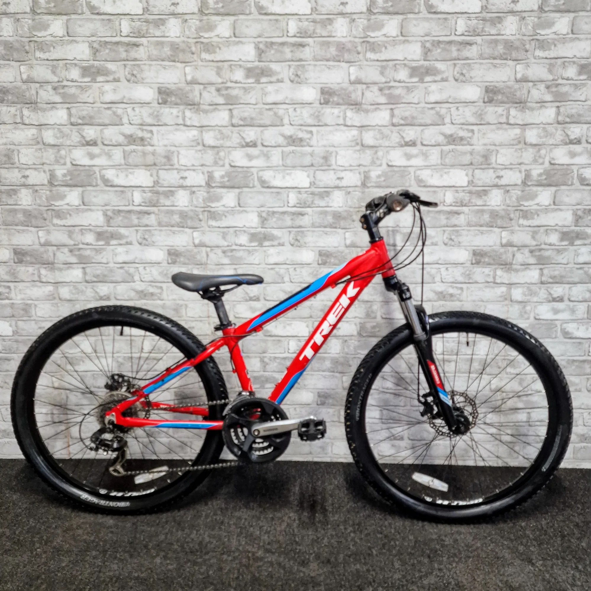 trek bicycle 3500 33 cm 13" Alpha 3 Series Bike Mountain Black Green F Pocatello Market Trek 3500