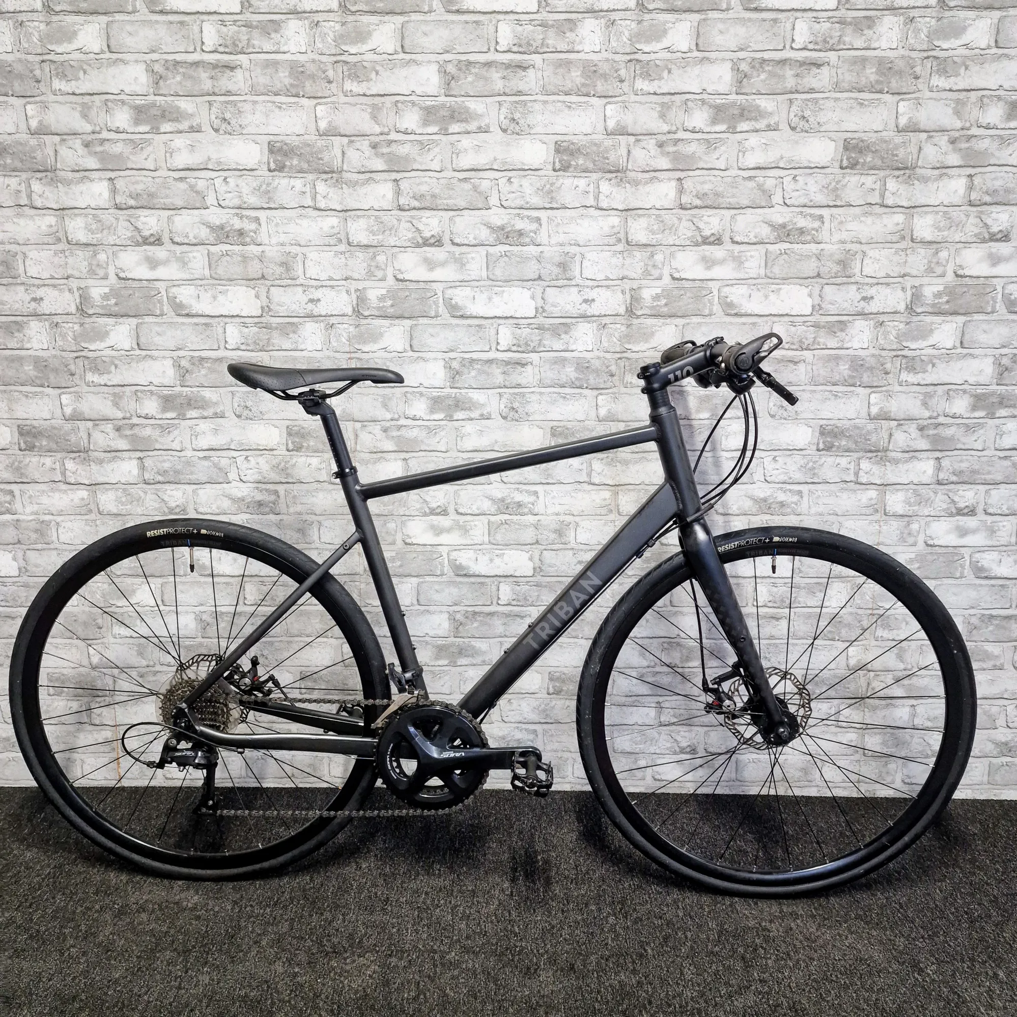 Bicicleta Carretera Btwin Triban Rc 520 Carretera Road Bike Triban RC 500 Disc Brake Black