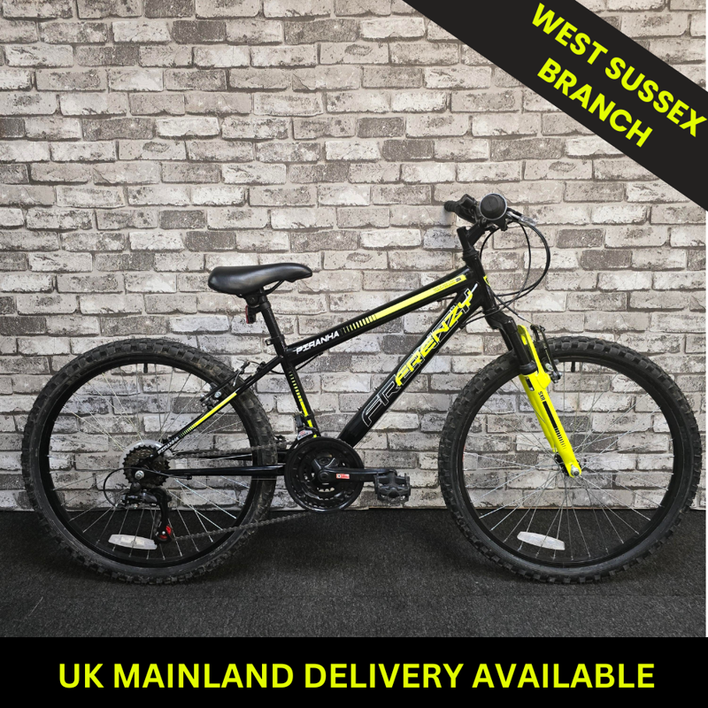PIRANHA FRENZY 24 KIDS MOUNTAIN BIKE - 24 INCH WHEELS