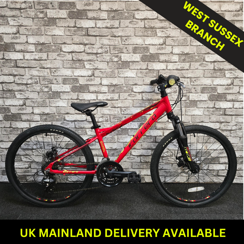 CARRERA BLAST 24 CHILDREN'S RED MOUNTAIN BIKE - 24 INCH WHEELS