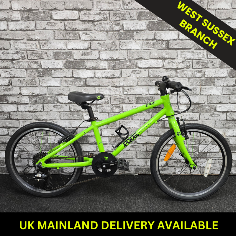 GREEN FROG 55 CHILDREN'S HYBRID BIKE - 20 INCH WHEELS