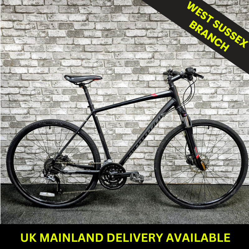 SPECIALIZED CROSSTRAIL SPORT DISC HYBRID BIKE - XL 21 INCH FRAME