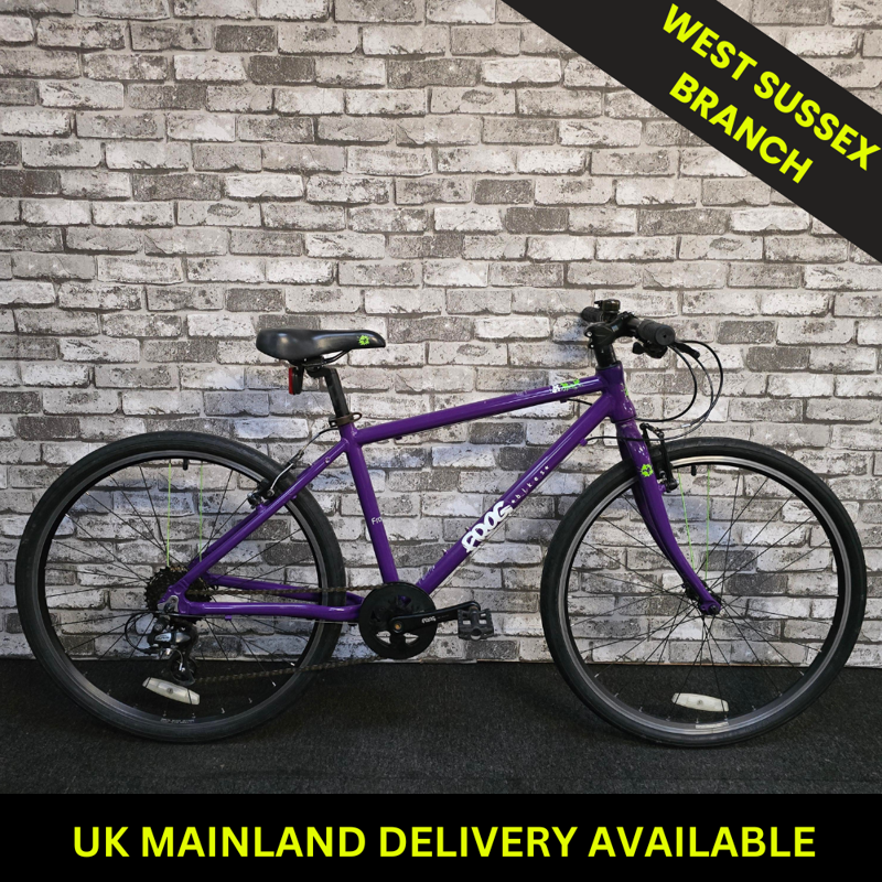 PURPLE FROG 73 CHILDREN'S HYBRID BIKE - 26 INCH WHEELS