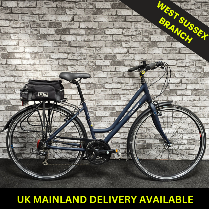 RALEIGH PIONEER WOMENS STEP THROUGH HYBRID BIKE - LARGE 18 INCH FRAME