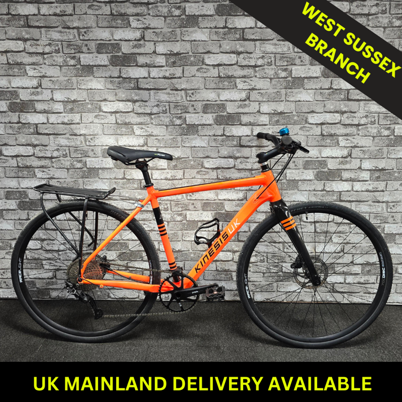 2024 KINESIS TRIPSTER AT CUSTOM FLAT BAR GRAVEL HYBRID BIKE - SMALL 51CM FRAME