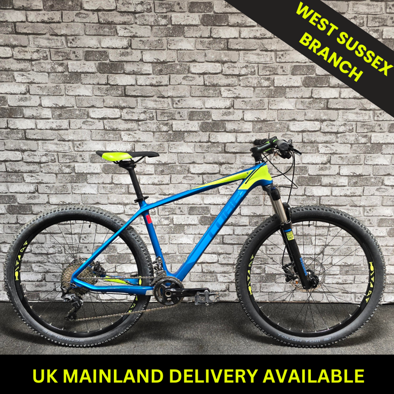 CUBE REACTION GTC PRO CARBON HARDTAIL MOUNTAIN BIKE - MEDIUM 18 INCH FRAME