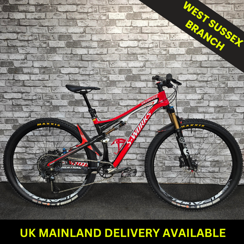 SPECIALIZED S-WORKS EPIC CARBON 29 FULL SUSPENSION MOUNTAIN  BIKE - MEDIUM 17 INCH FRAME