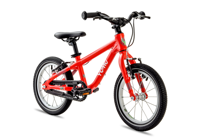 YOMO 14 KIDS HYBRID BIKE - RED-1