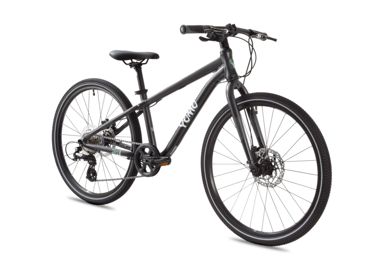 YOMO 24 KIDS HYBRID BIKE - GREY-1