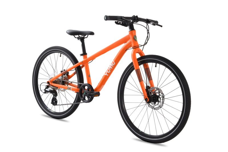 YOMO 24 KIDS HYBRID BIKE - ORANGE-1