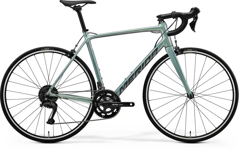 Merida Scultura Rim 100 Gravel Bike in Blue/Green Clear Coat/Silver